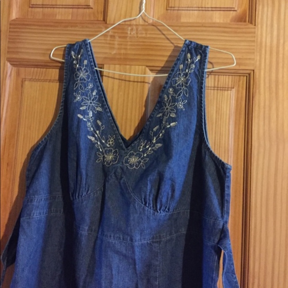 Faded Glory Jean Dress 16/18
